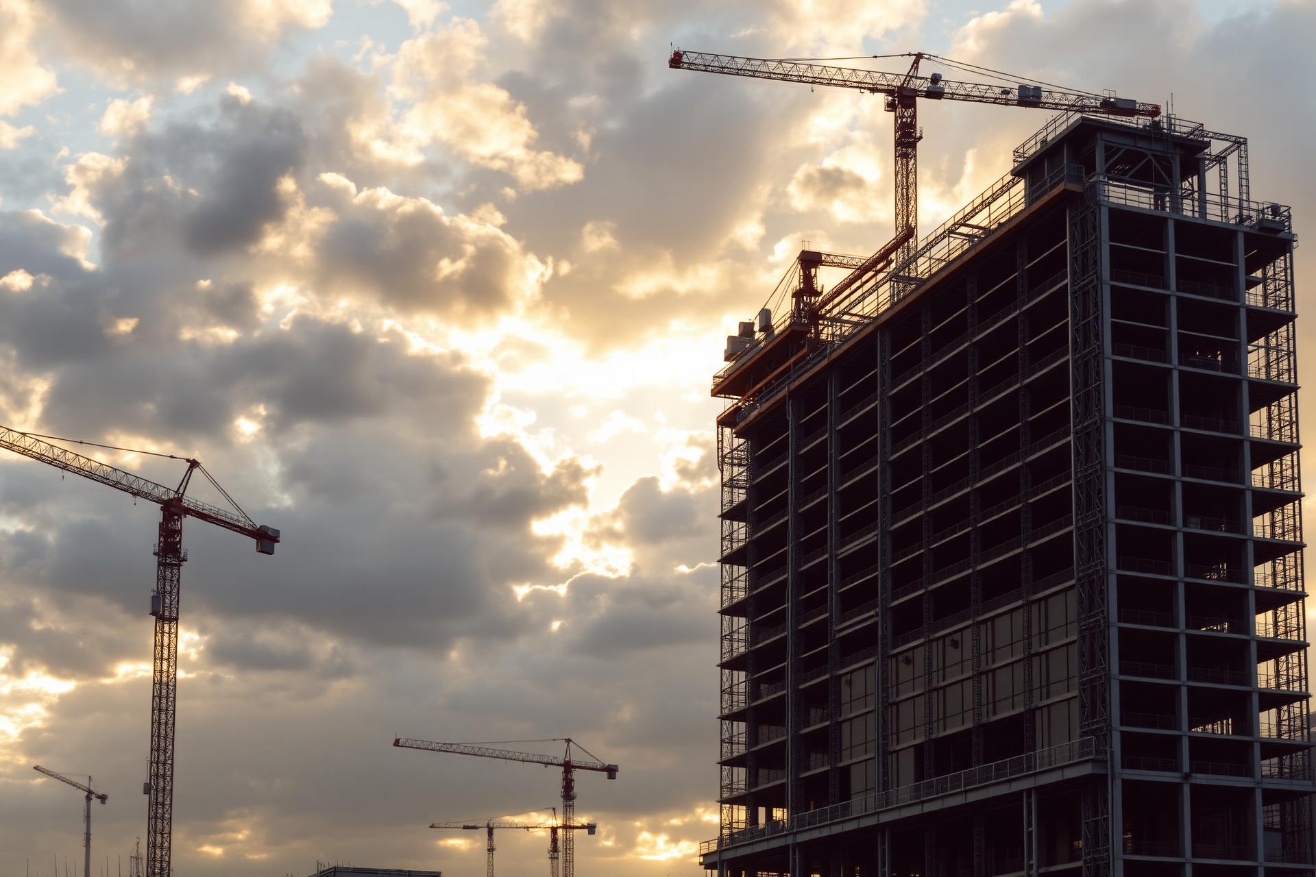 Chantier de construction moderne